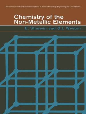 cover image of Chemistry of the Non-Metallic Elements
